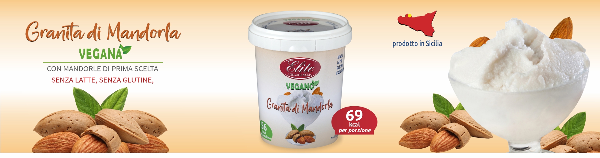 Slide granita mandorla