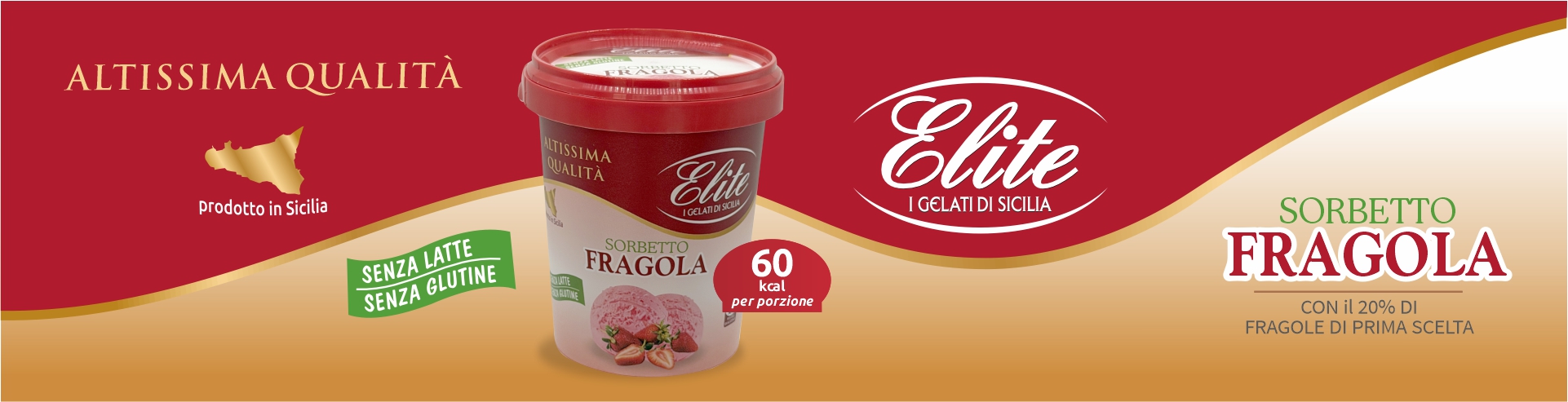 Sorbetto Fragola Slide 250g