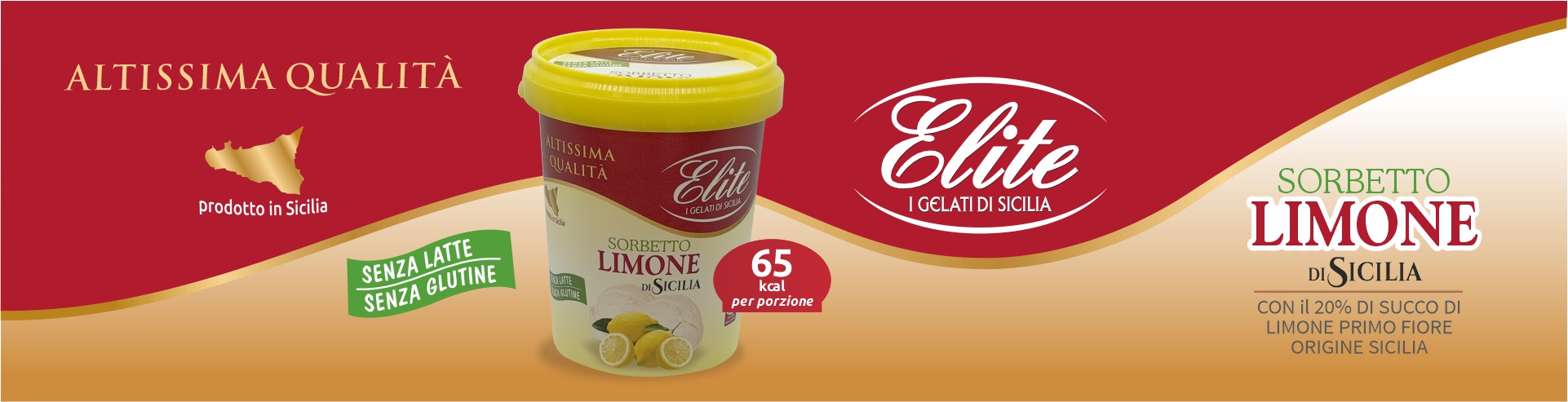 Sorbetto Limone Slide 250g